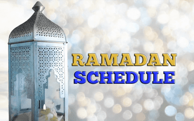 RAMADAN SCHEDULE 2024 TORONTO